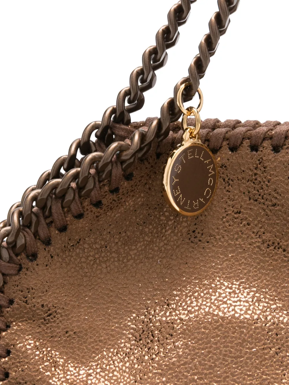 Stella McCartney Shopper met kettingafwerking Goud