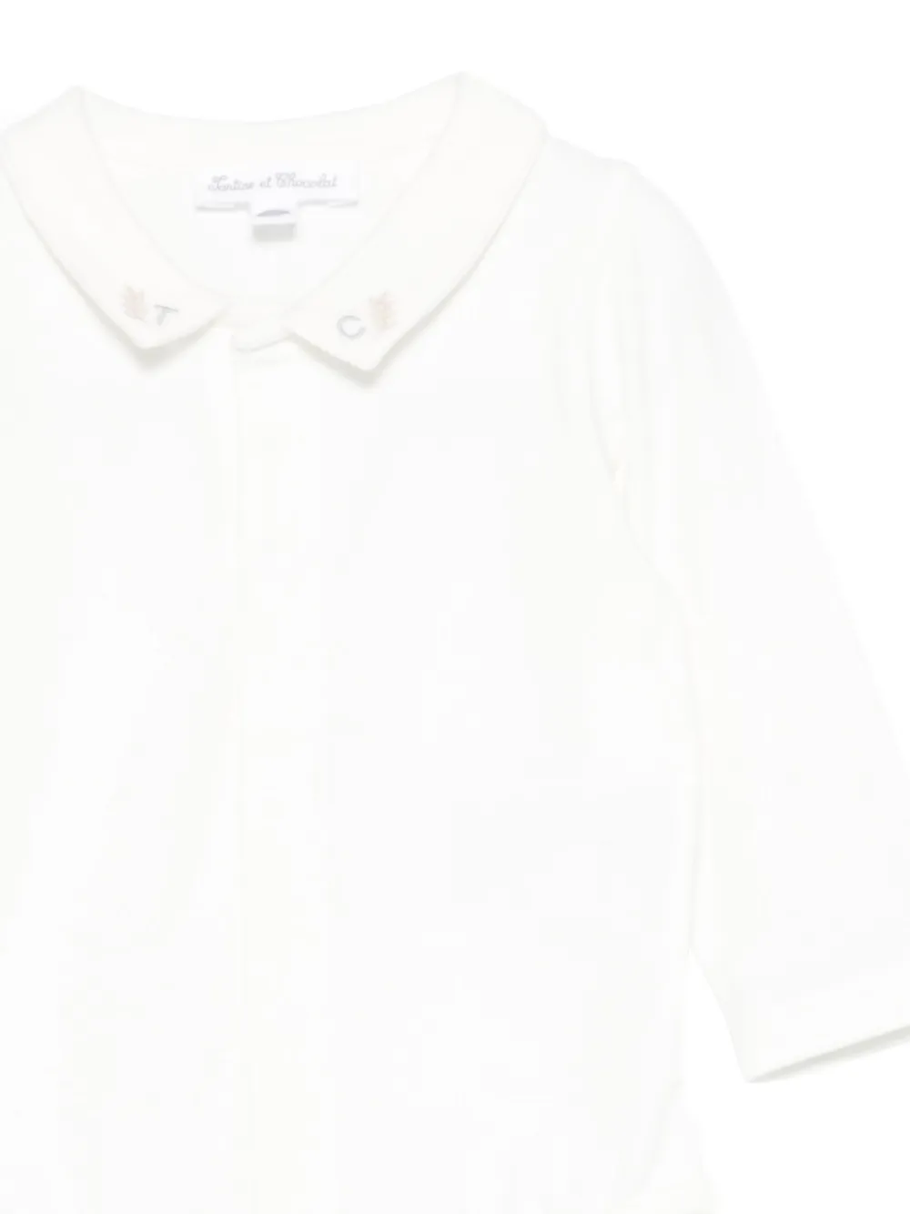 Tartine Et Chocolat Peter-pan Collar Bodysuit In White