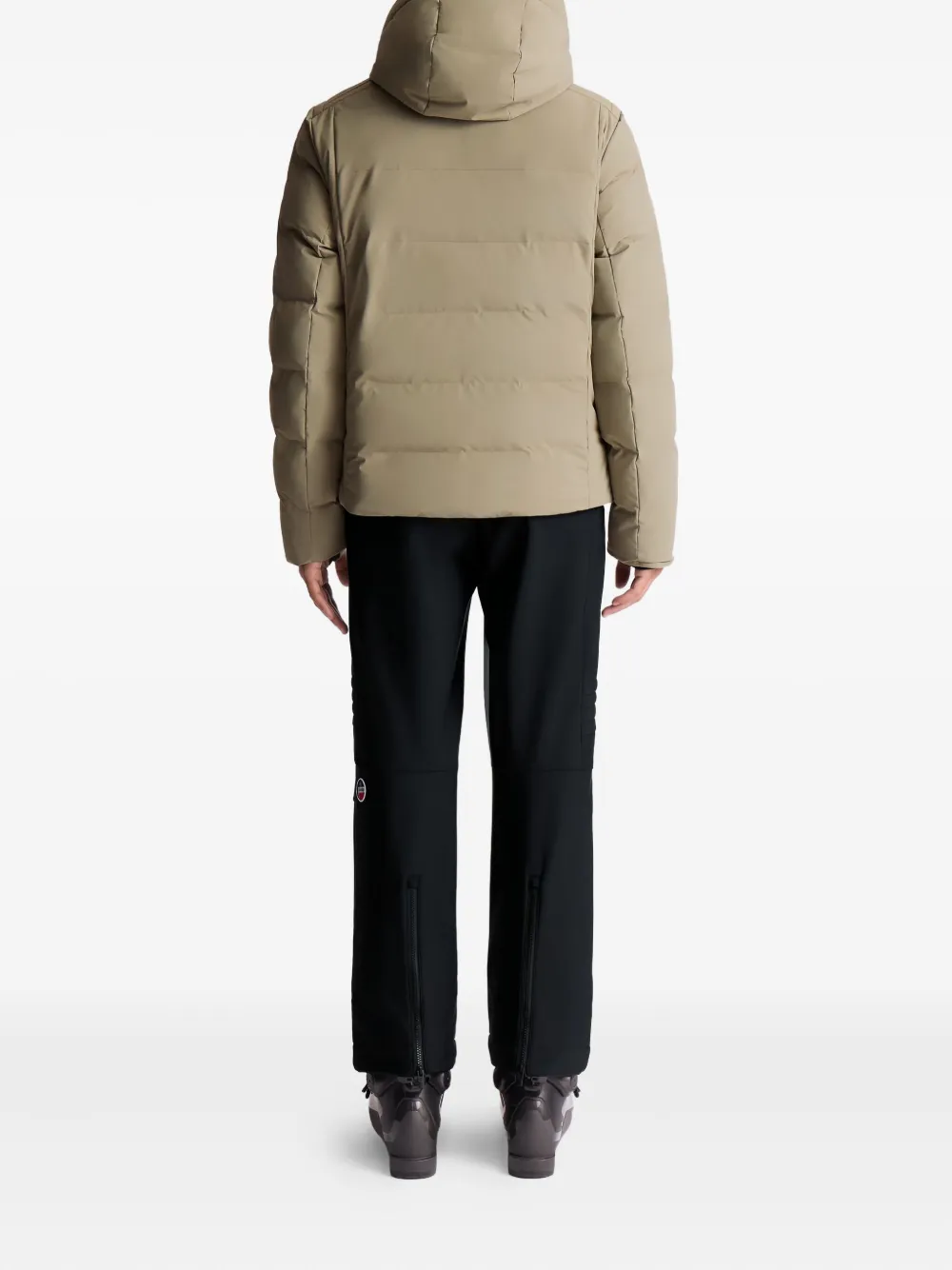 Fusalp Constant High-neck Quilted Ski Jacket In Neutral