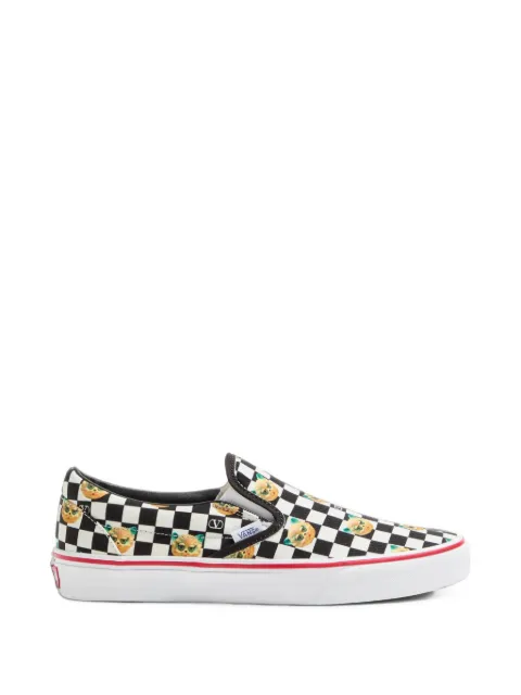 Valentino Garavani x Vans checkerboard-print slip-on sneakers
