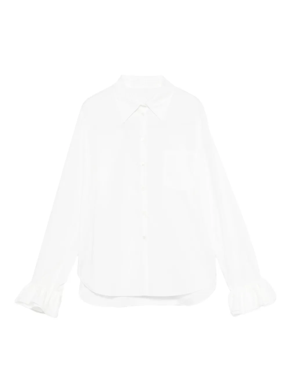 SUSANNE BOMMER ruffled-cuff shirt | White | Image 1