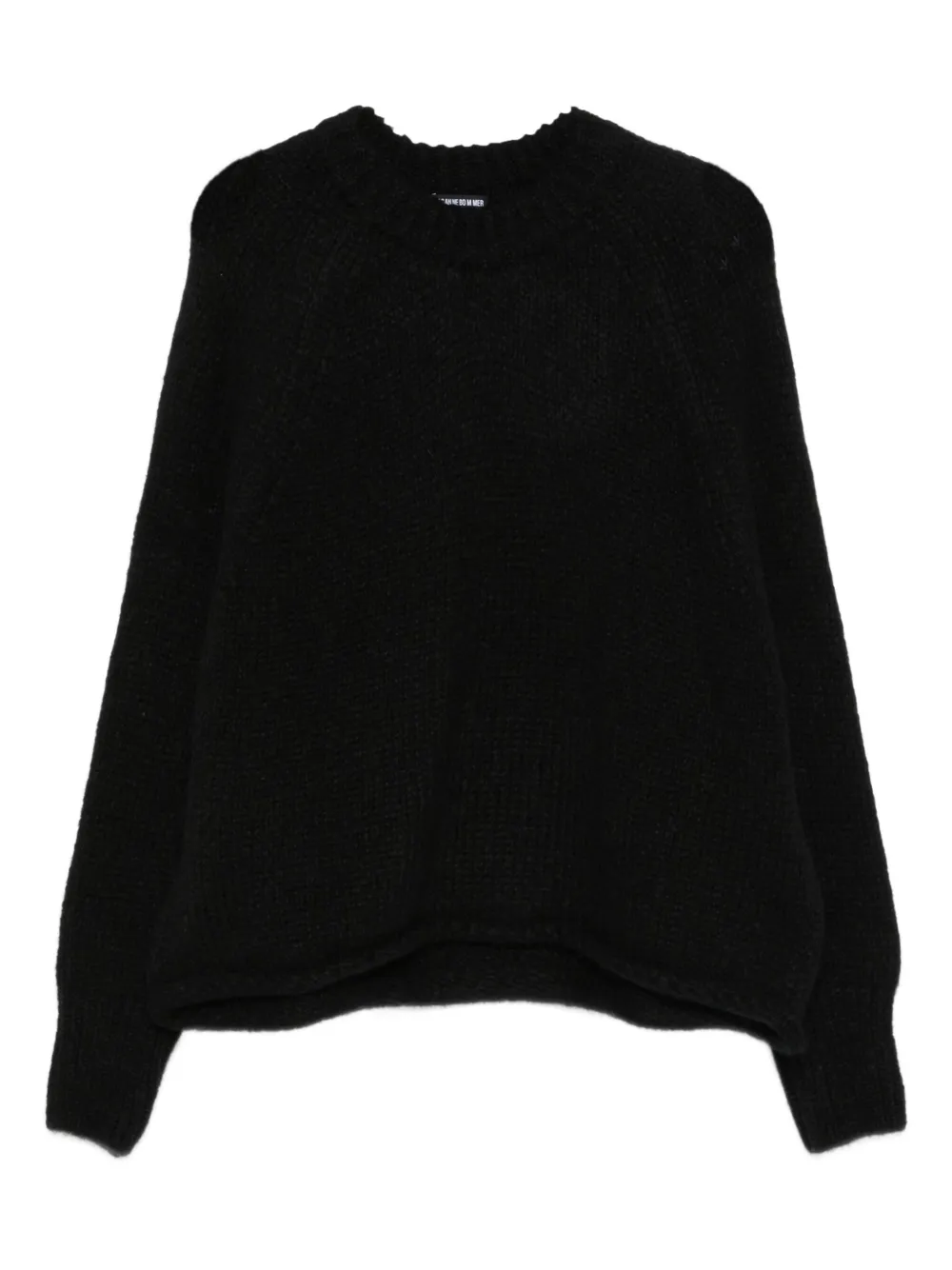 Susanne Bommer Raglan-sleeve Jumper In Black