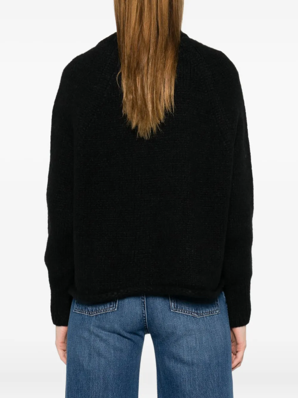 Susanne Bommer Raglan-sleeve Jumper In Black