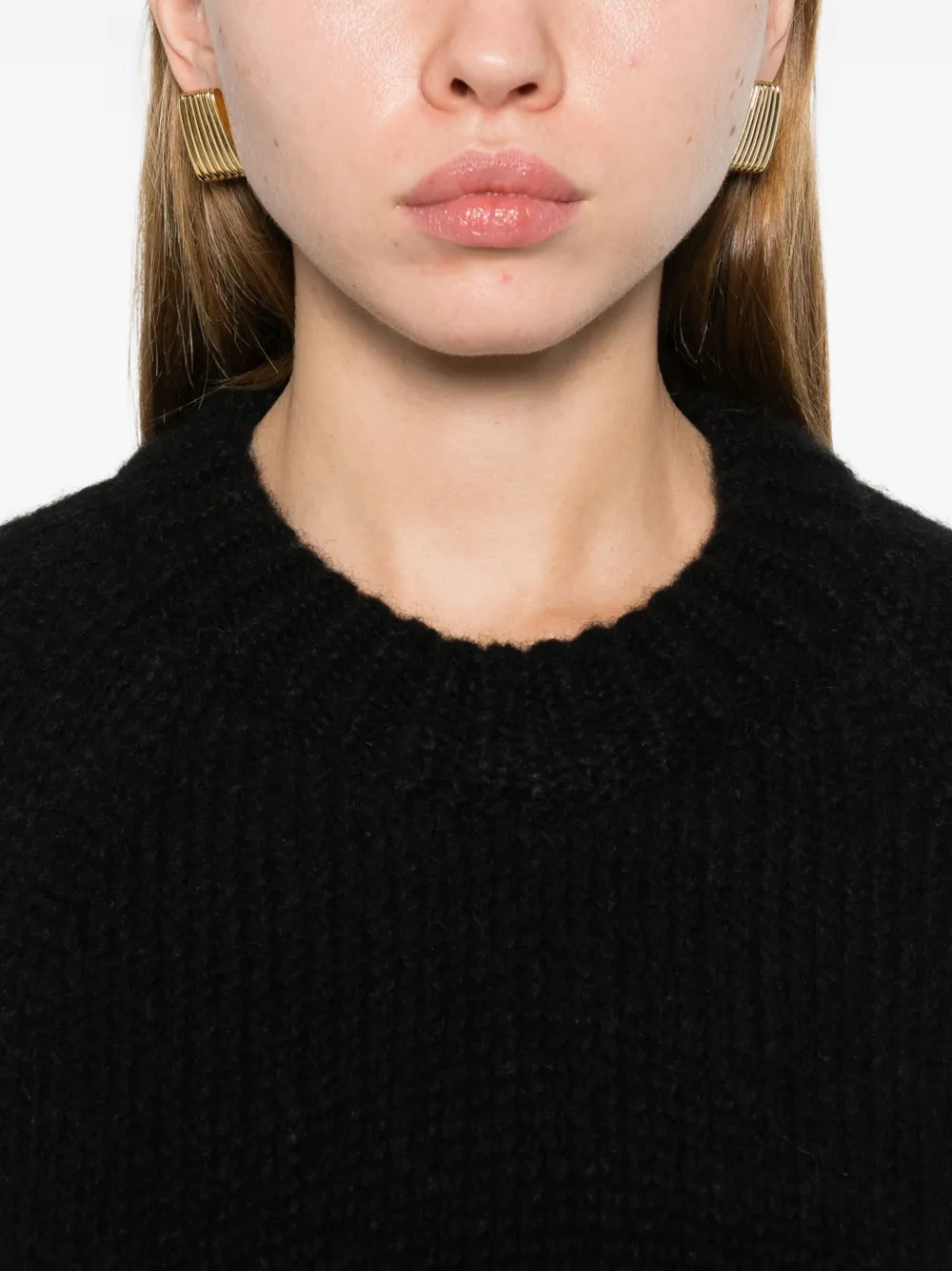Susanne Bommer Raglan-sleeve Jumper In Black