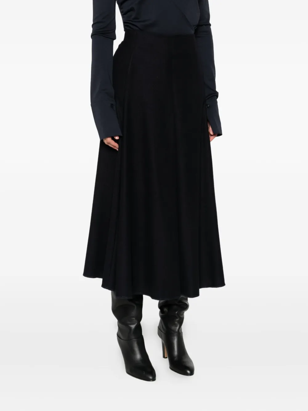 Susanne Bommer Flared Skirt In Black