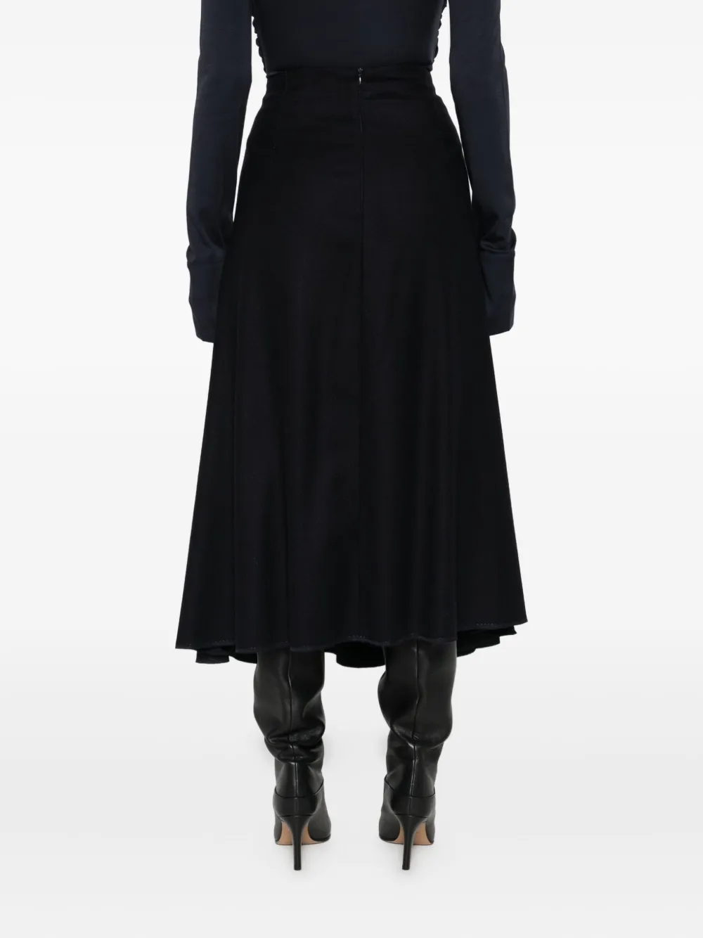 Susanne Bommer Flared Skirt In Black
