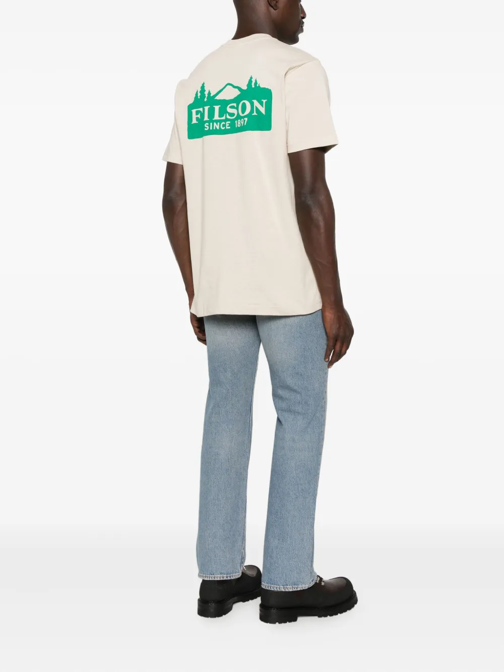 Filson logo-print T-shirt - Beige