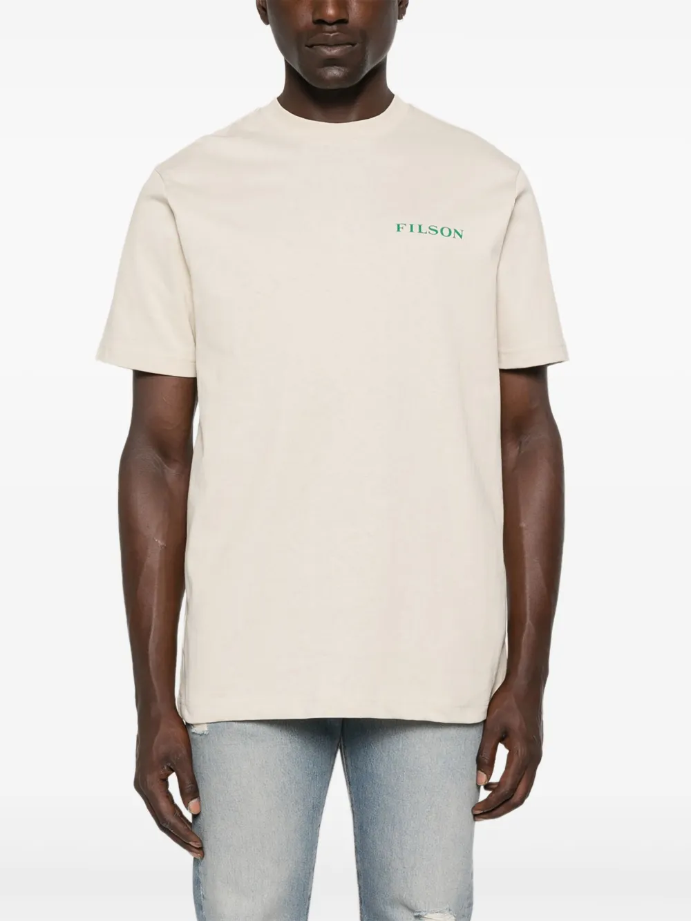  Filson Logo-print T-shirt - Neutrals 