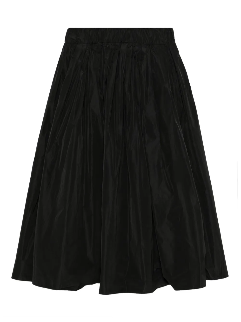 SUSANNE BOMMER elasticated-waist midi skirt - Nero