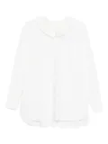 SUSANNE BOMMER ruffled-collar shirt - White