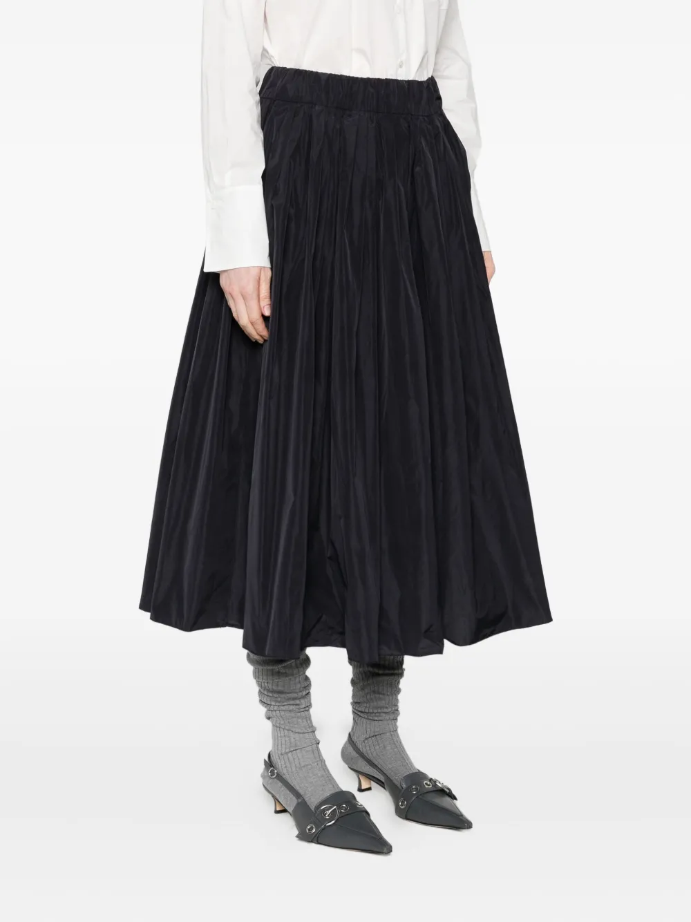 Susanne Bommer Taffeta Skirt In Black