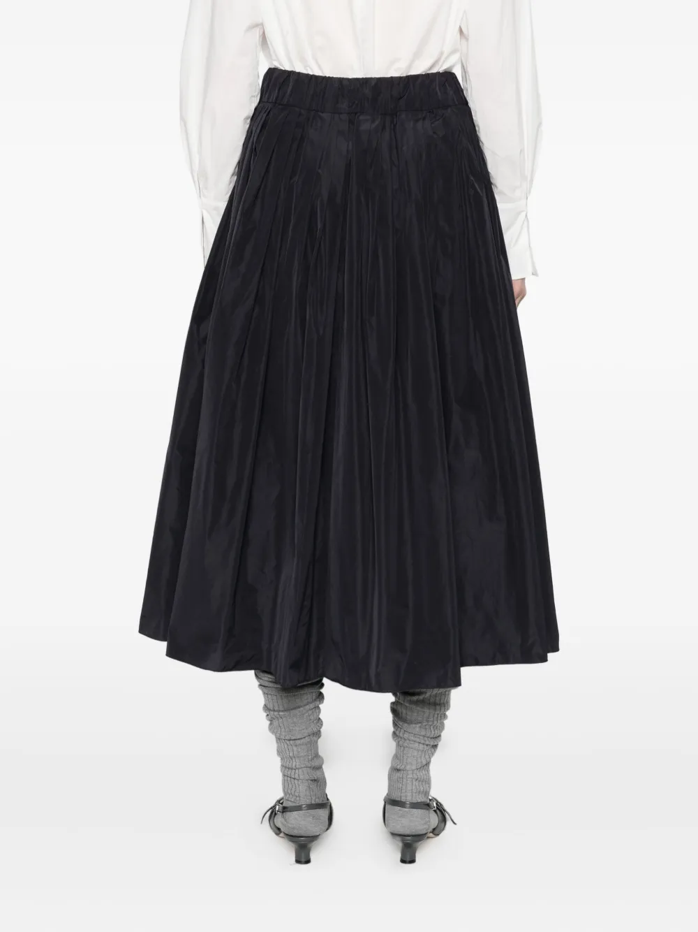 Susanne Bommer Taffeta Skirt In Black