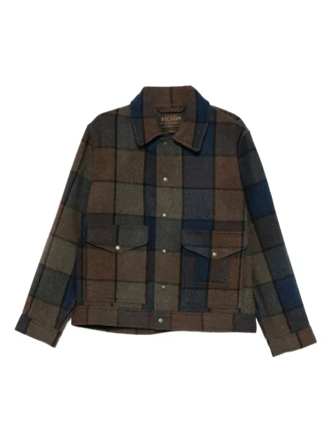 Filson checked wool-blend jacket