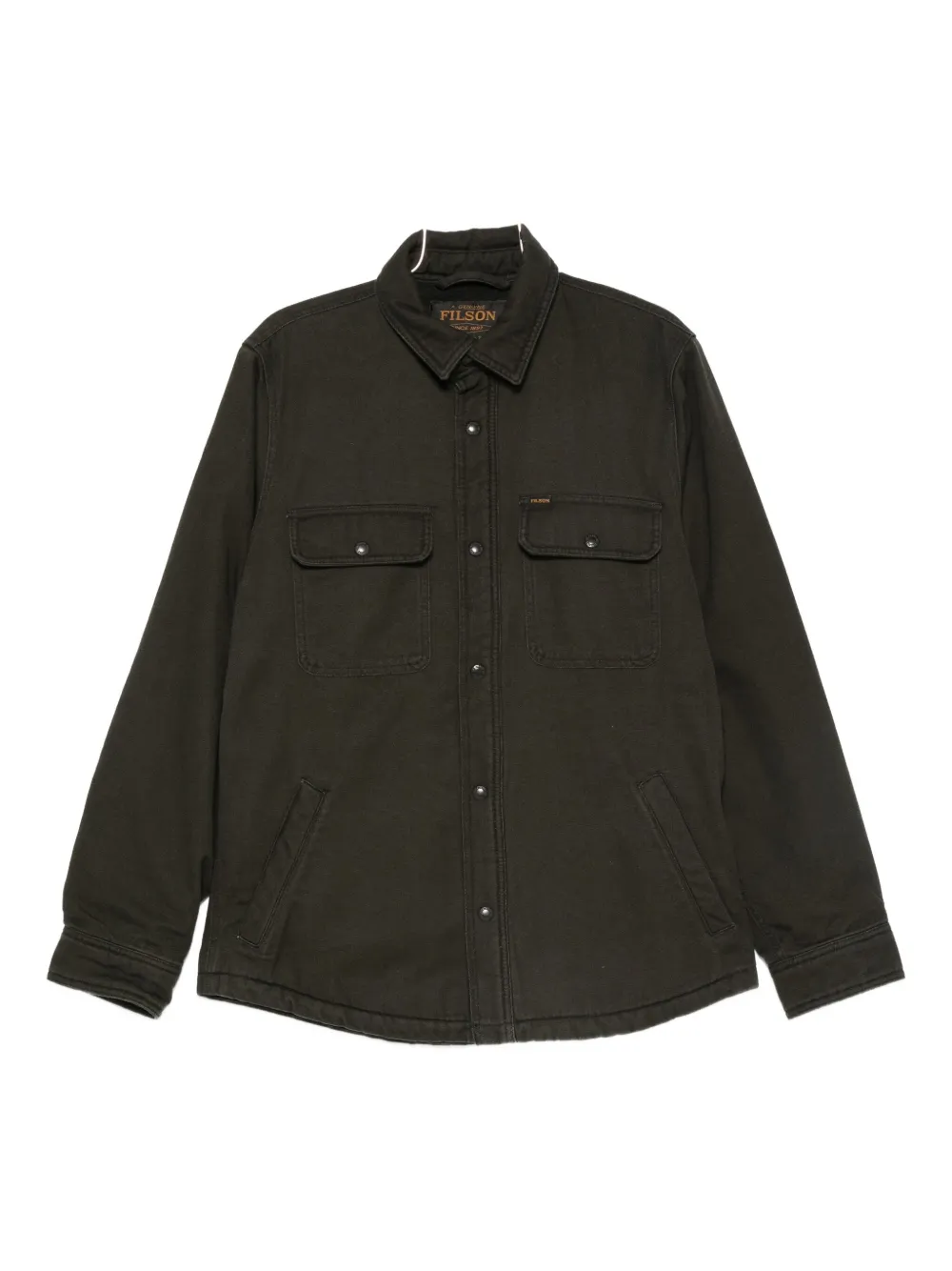 Filson Canvas Workshirt In Brown
