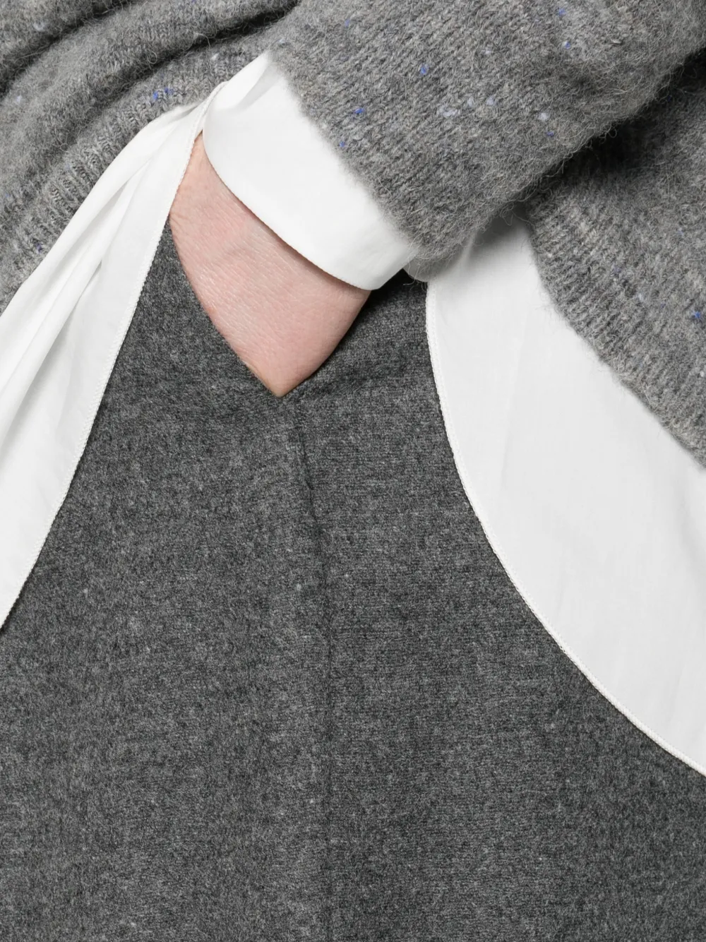 Susanne Bommer Pleated Pants In Gray