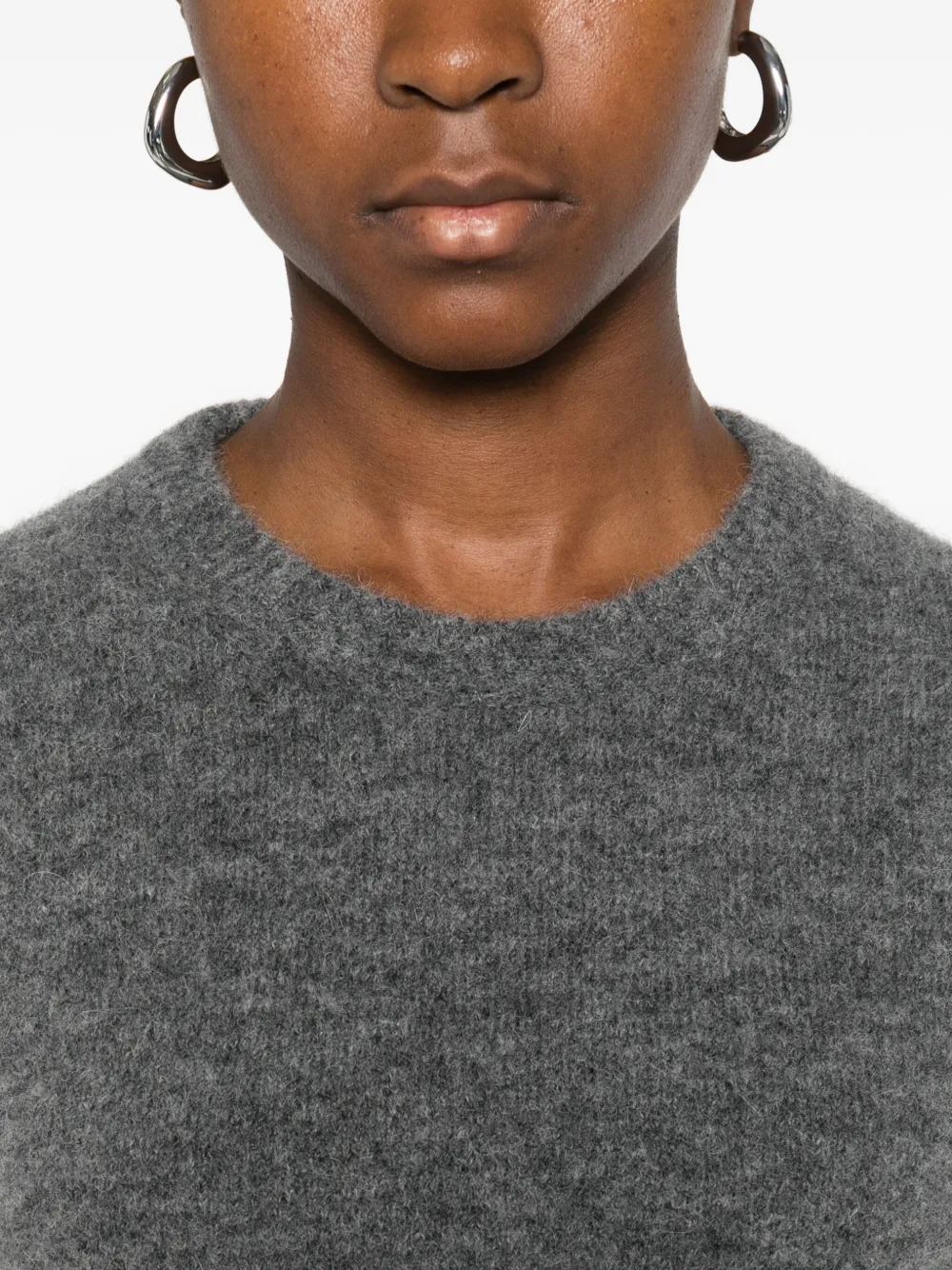 Susanne Bommer Round-neck Sweater In Gray