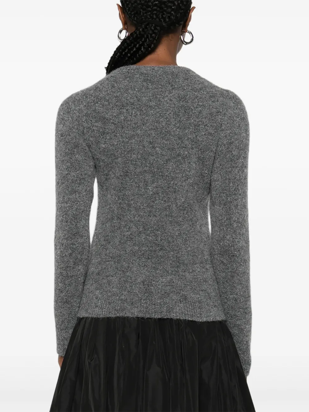 SUSANNE BOMMER Sweater met ronde hals Grijs