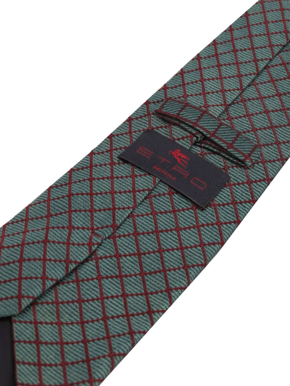 Pre-owned Etro Patterned-jacquard Tie In Blue