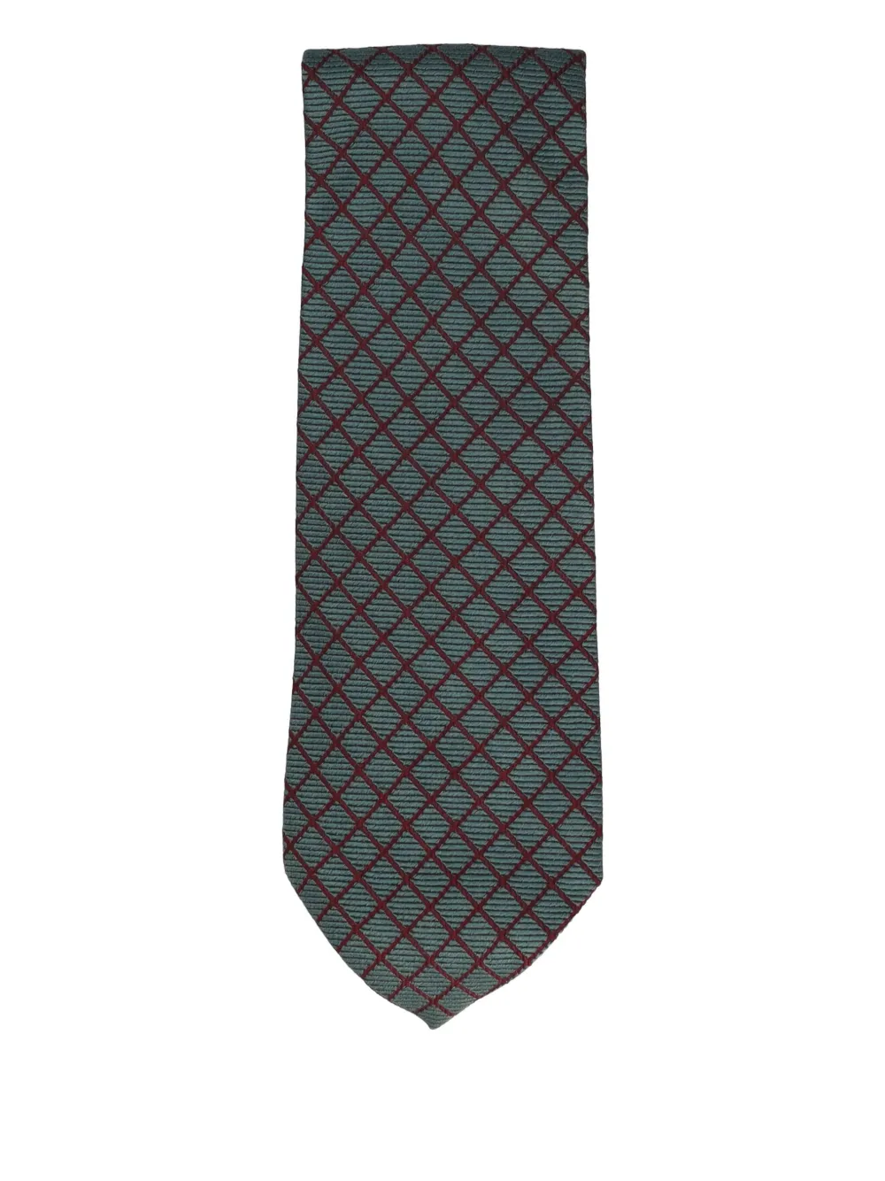 Pre-owned Etro Patterned-jacquard Tie In Blue