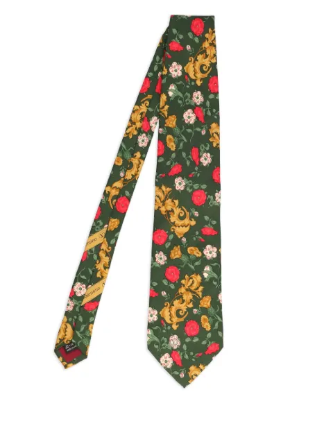 Valentino Garavani Pre-Owned foral-print silk tie