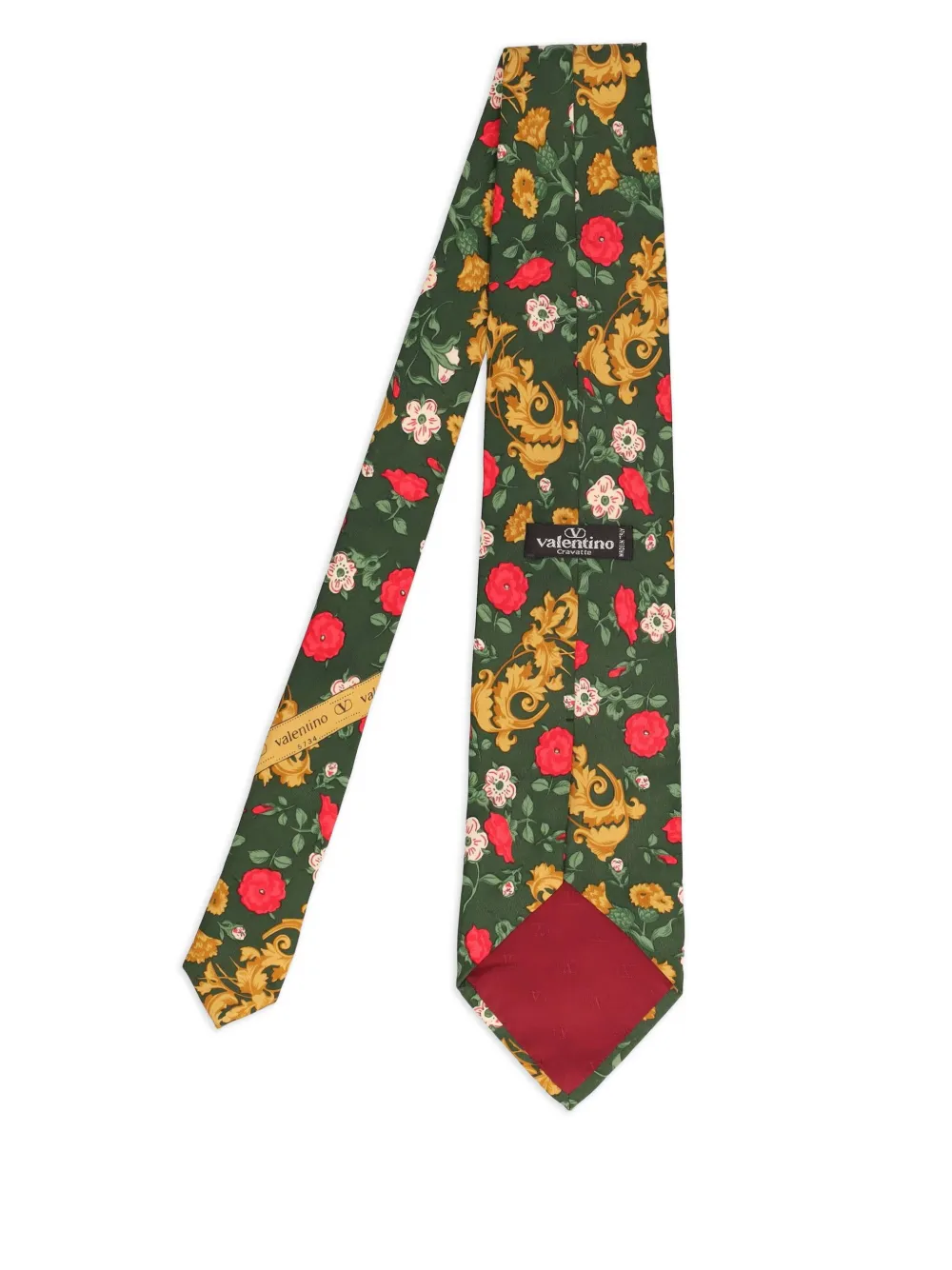 Valentino Garavani Pre-Owned foral-print silk tie | Image 2