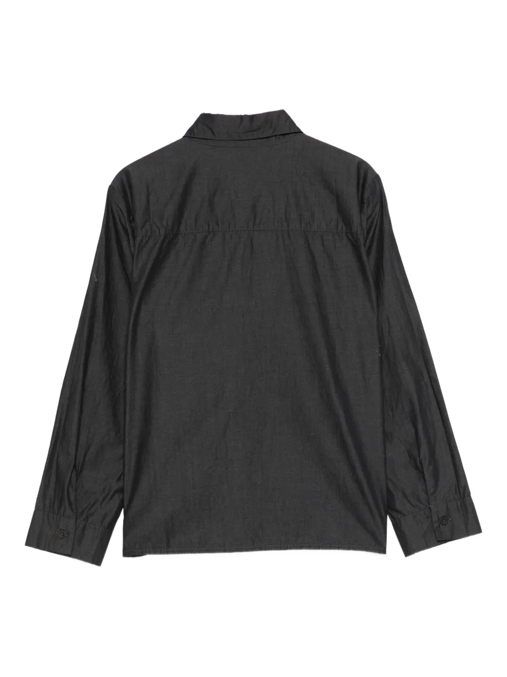 Private 0204 blouse met borstzak - Zwart