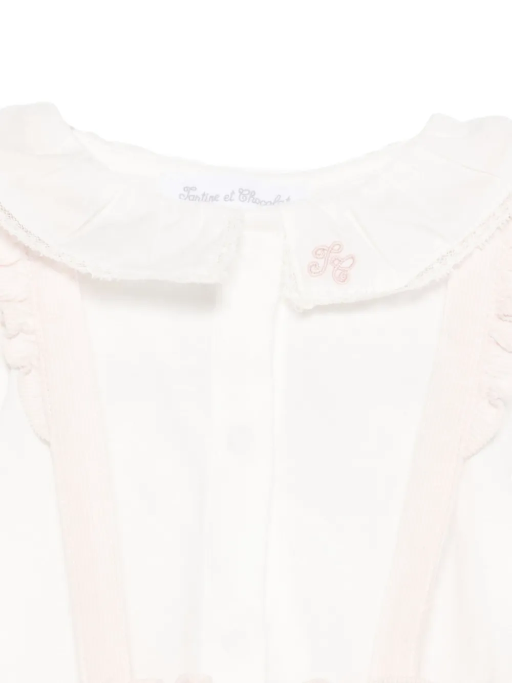 Tartine Et Chocolat Ruffled-detail Romper In Multi