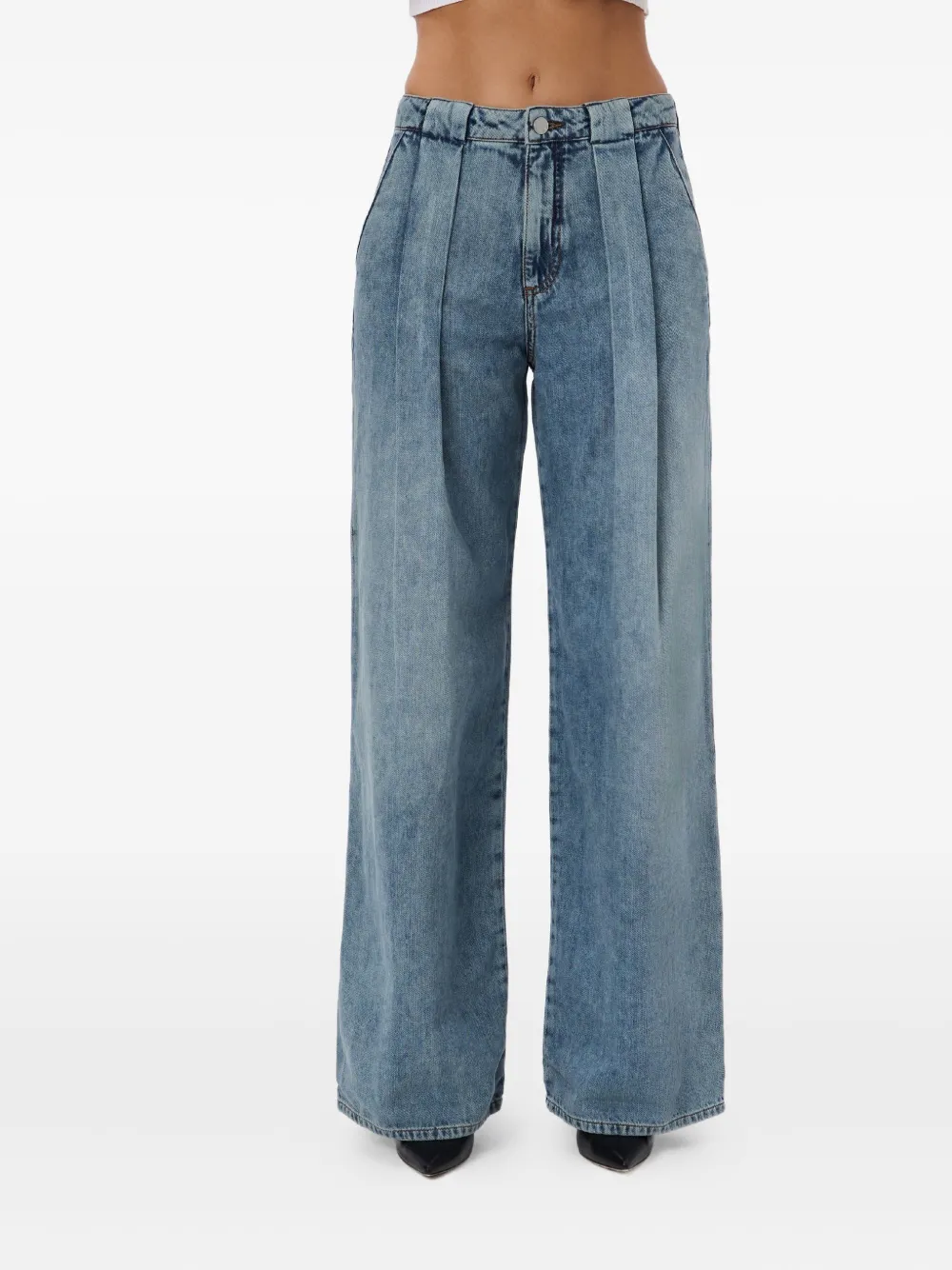 No44 Haru pleated jeans | Wide-Leg Jeans | Image 2