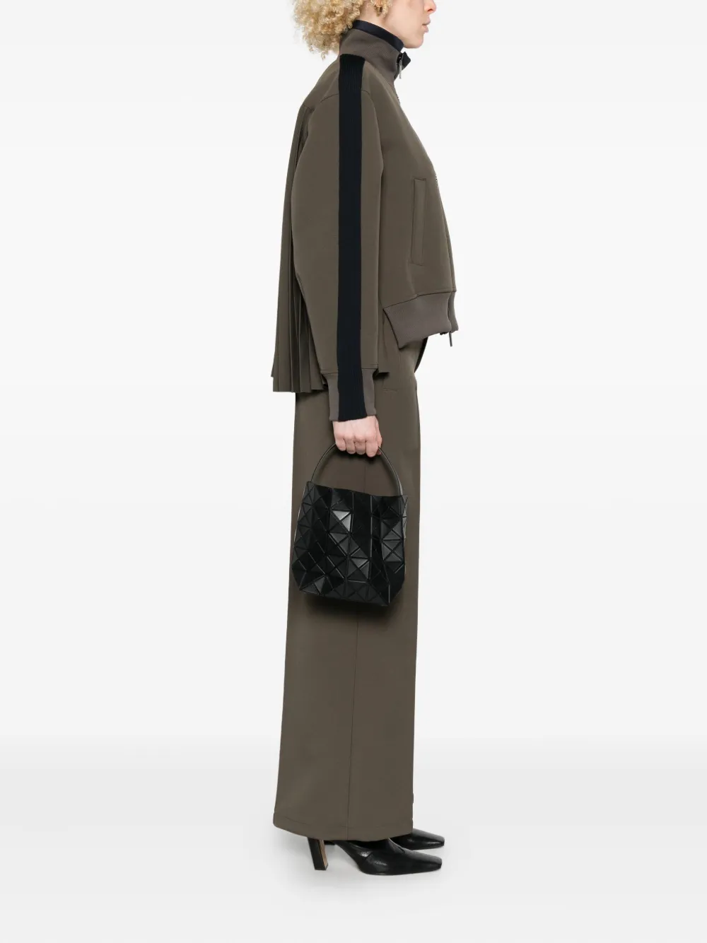 Bao Bao Issey Miyake Shopper met geometrisch patroon - Zwart
