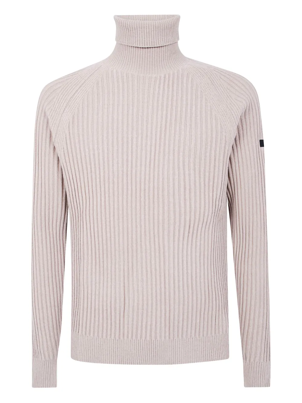 Rrd Roll-neck Ribbed Sweater In Neutral