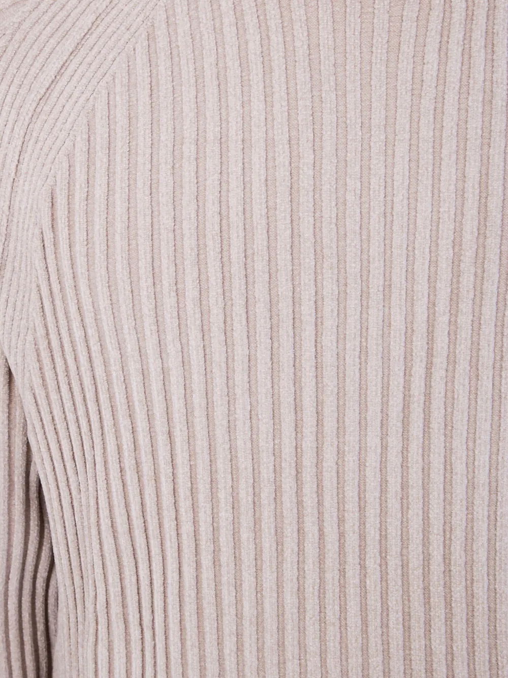 Rrd Roll-neck Ribbed Sweater In Neutral