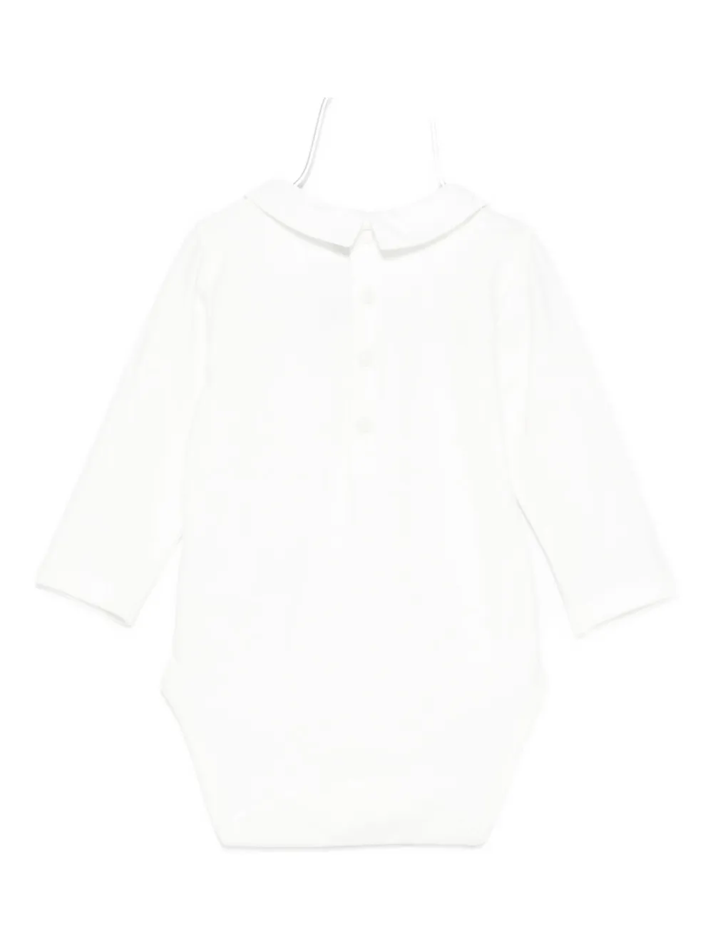 Tartine Et Chocolat Embroidered-collar Bodysuit In White