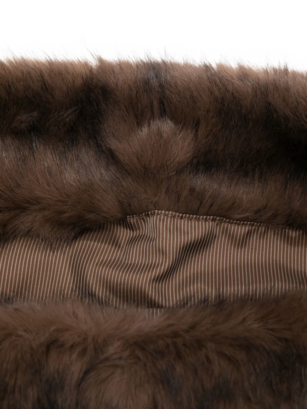 Yerse Textured Drawstring Bag In Brown