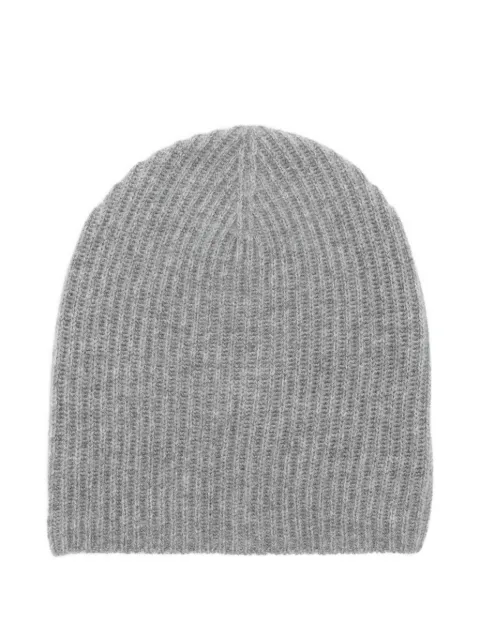 Allude ribbed beanie