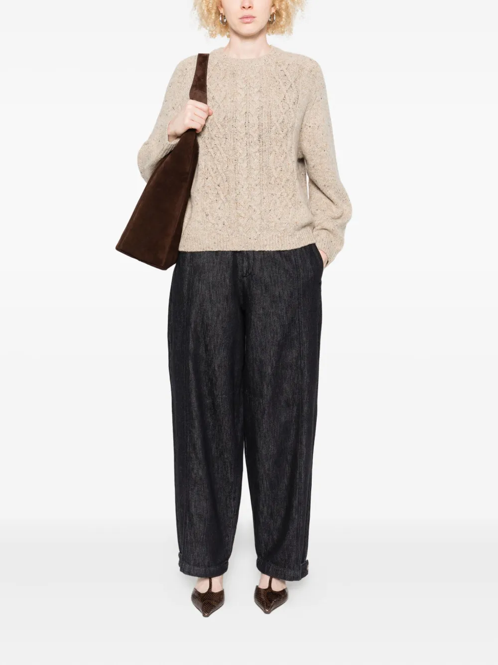 YERSE cable-knit sweater | Knitted Sweaters | Image 2