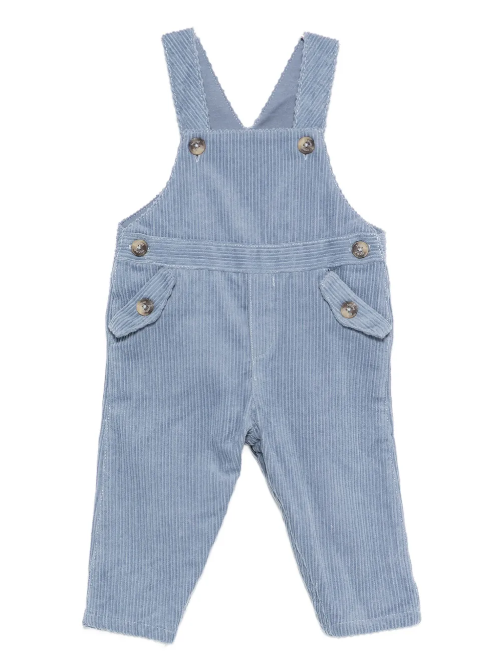 Tartine Et Chocolat corduroy button-fastening jumpsuit | Blue | Image 1