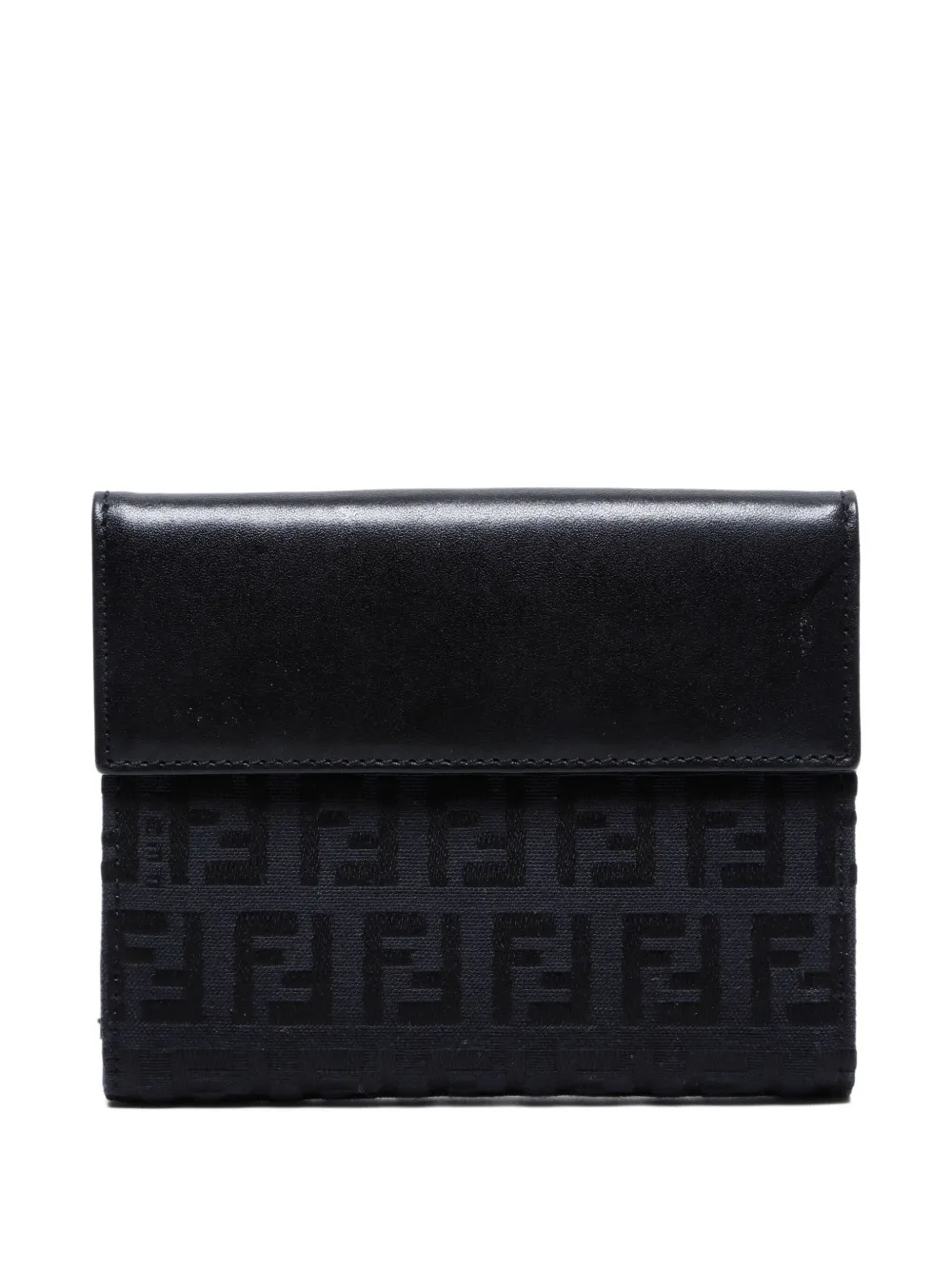 Fendi Pre-Owned 1990-2000s Zucchino FF wallet | Black | Image 1