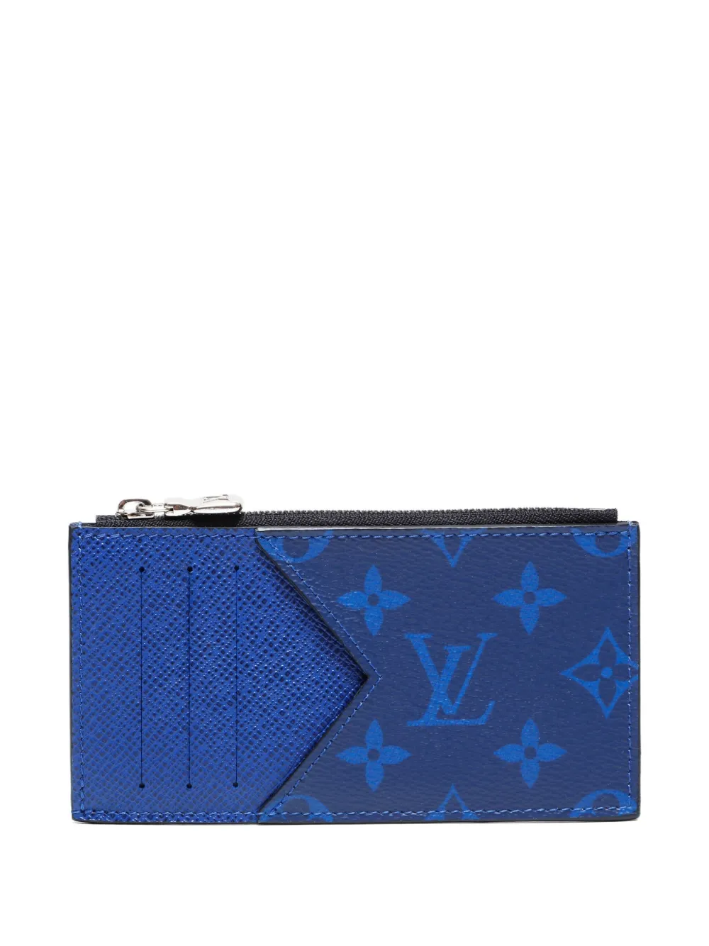 Louis Vuitton Pre-Owned 2020s monogram Taigarama cardcase | Blue | Image 1