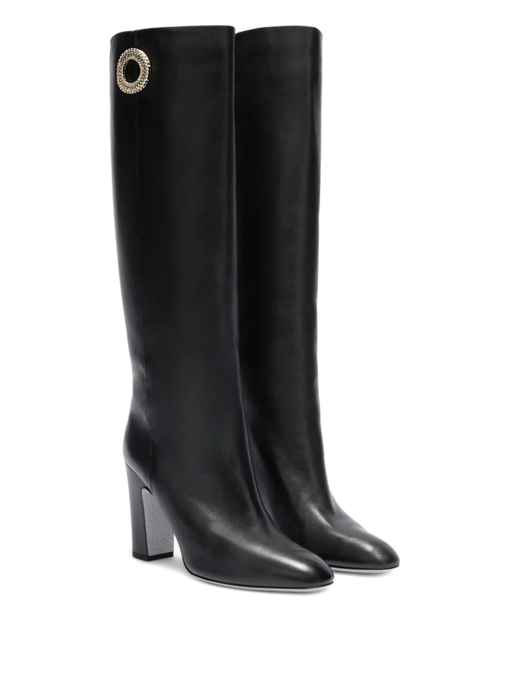 Genny 90mm embellished leather knee-high boots | Knee-High Boots | Image 2