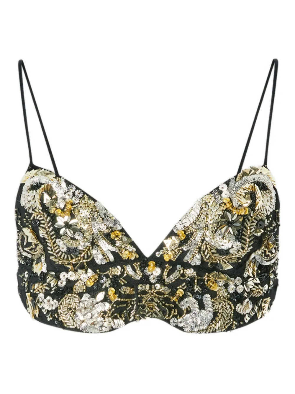 Genny embroidered top | Black | Image 1