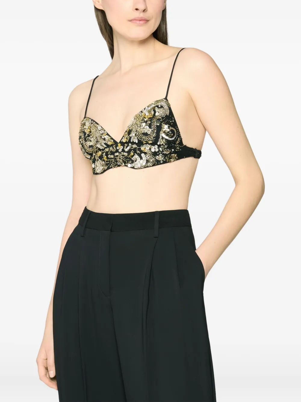 Genny Embroidered Top In Multi