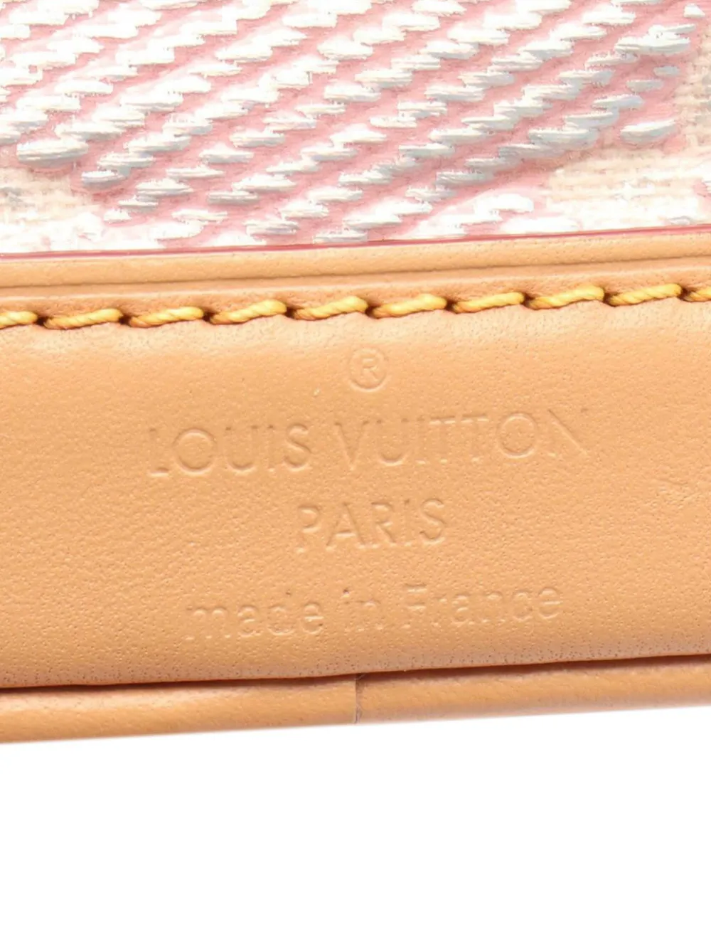 Pre-owned Louis Vuitton 2021-2025 Monoglam Nano Noe Bucket Bag In Pink
