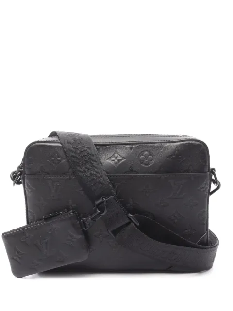 Louis Vuitton Pre-Owned 2021-2025 Monogram Shadow Duo Messenger crossbody bag