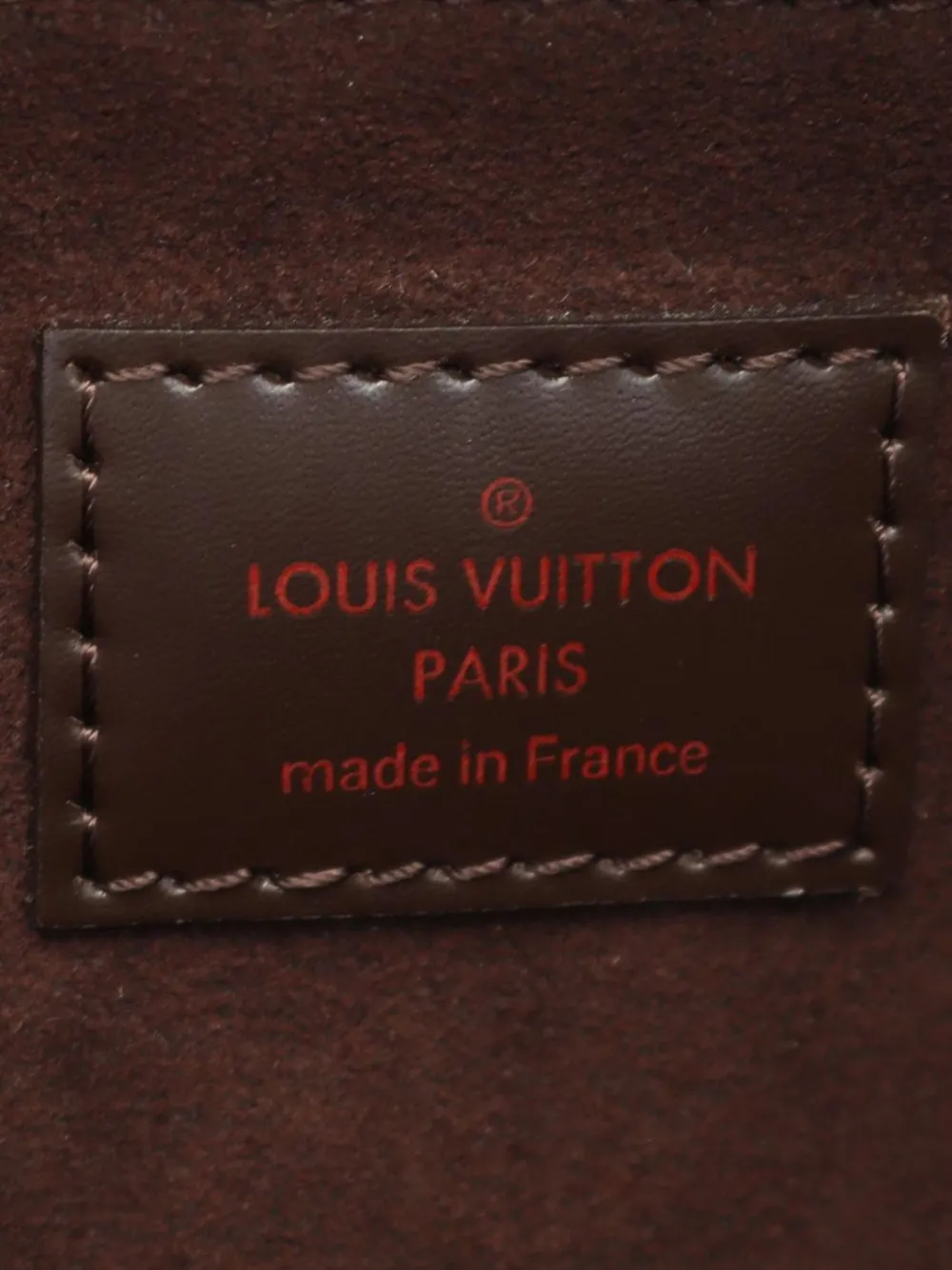 Pre-owned Louis Vuitton 2014 Damier Ebene Marylebone Gm Tote Bag In Brown