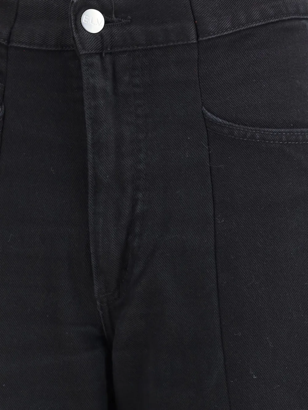 E.l.v Denim E. L.v. Denim Odette Jeans In Black