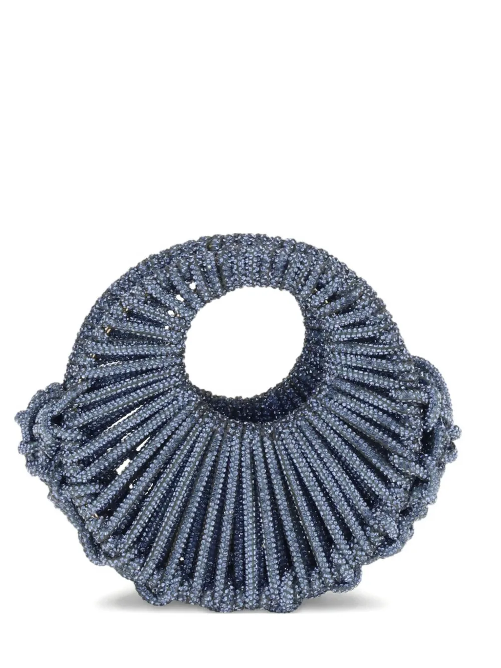 Hibourama crystal-embellished mini bag | Blue | Image 1