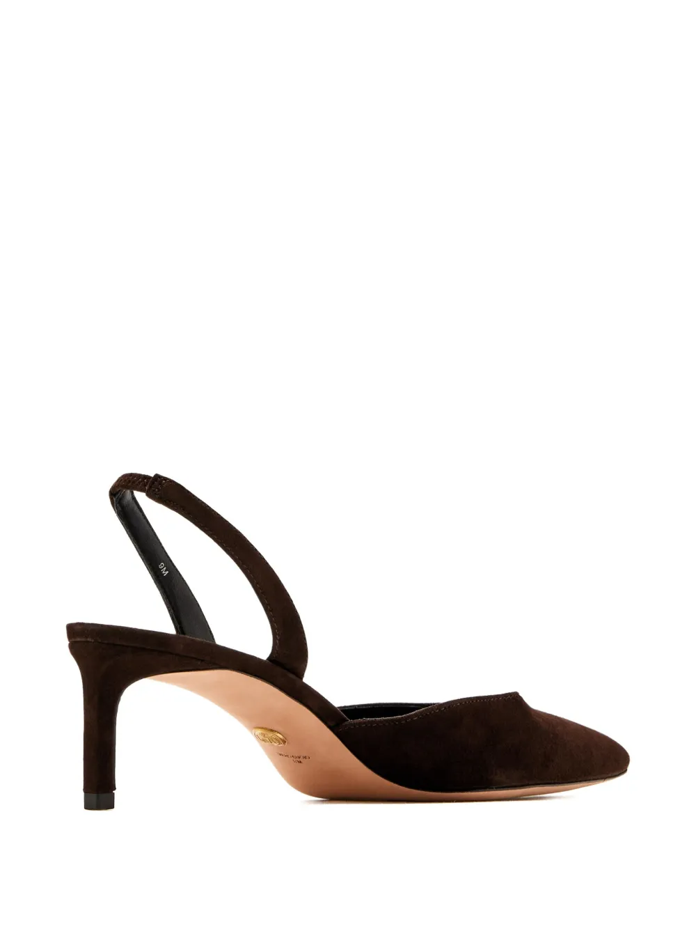 Veronica Beard 50 mm Caroline suède slingback pumps Bruin