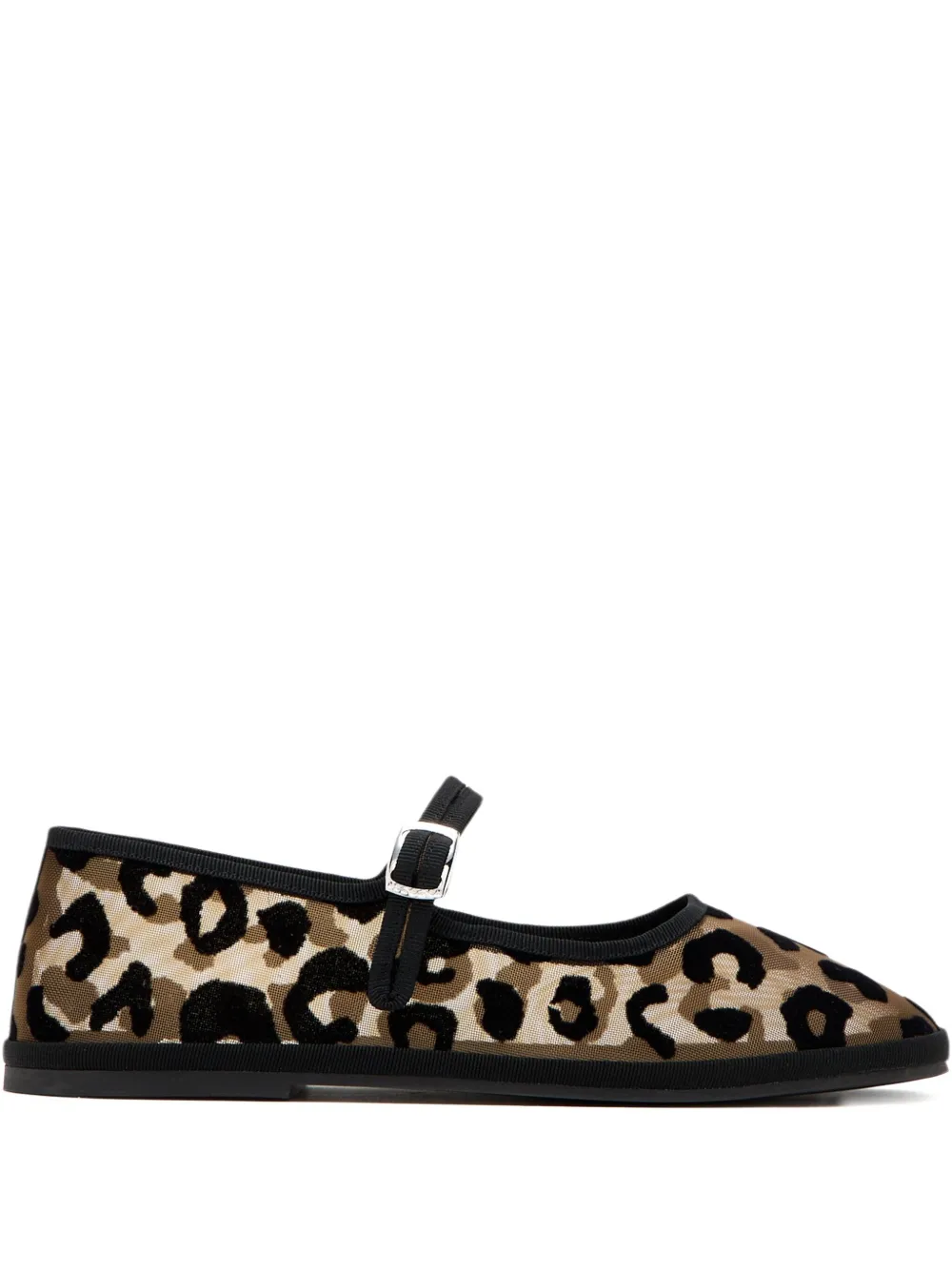 Capulette Serengeti Leopard-print Ballet Flats In Brown