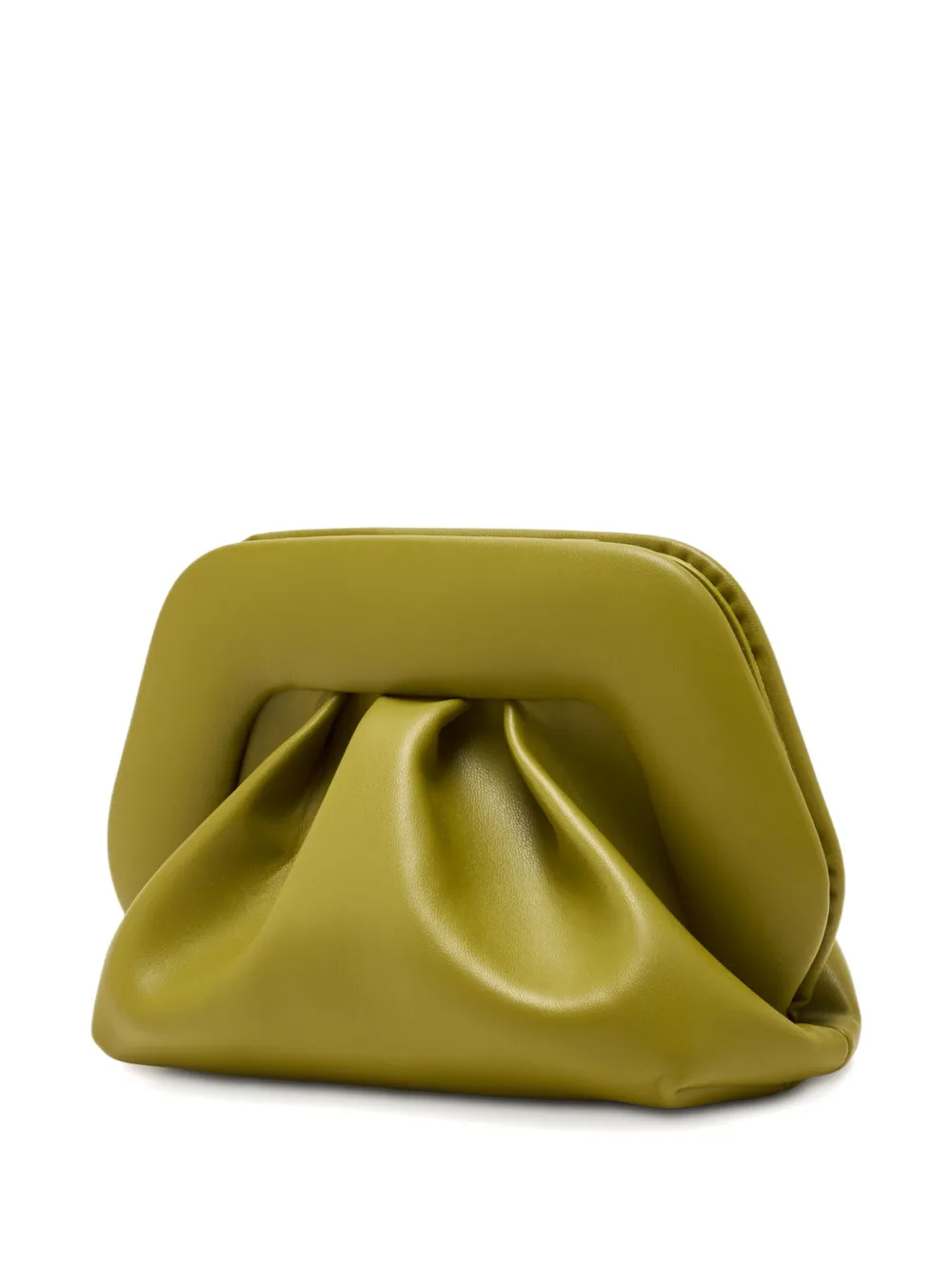 Themoirè Gea pleated clutch bag - Groen