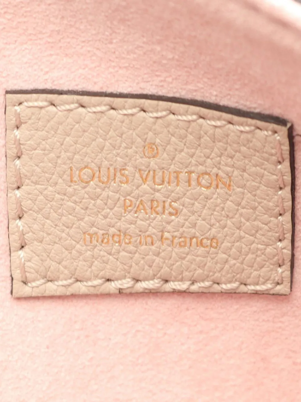 Pre-owned Louis Vuitton 2021-2025 Leather Lockme Shopper Tote Bag In Brown